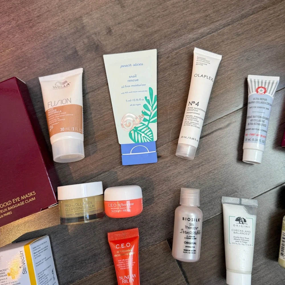 Wander Beauty‎ Sunday Riley Olaplex Elemis Skincare Haircare Travel Bundle 12pc
